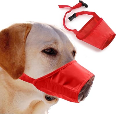 Honden Muilkorf - Hondenmasker - Veiligheid Hond - Verstelbaar Ademend - XS-3XL - Zwart