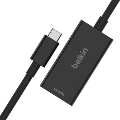 Belkin, USB-C naar HDMI 2.1 Adapter voor 8K scherm, Zwart