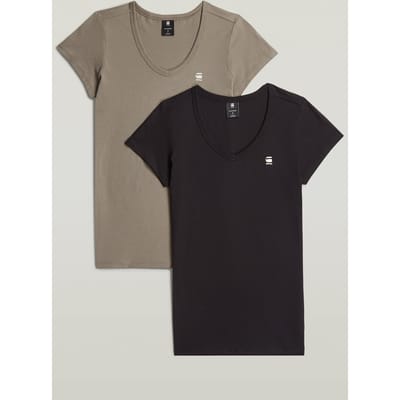 G-Star Slim R T S/s 2-pack Open Miscellaneous Taglia: S | Maglie Sportivi Outlet | Donna