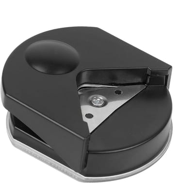 Hoeksnijder - Papier afronder - Kaarten maken - Precisie afronding - 4 mm radius - Zwart