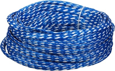 Sleepkabel Watersport - Buis Touw - Waterskiën Trekken - Minimale Stretch - 60 voet 3/8 inch - Blauw