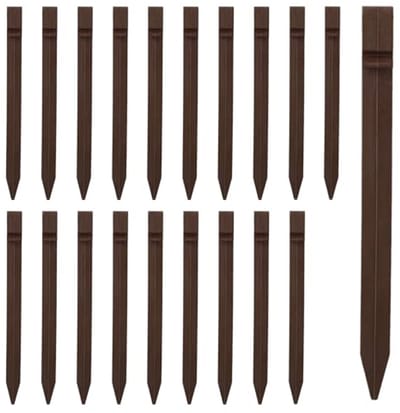 Kunststof Grondharingen voor Landschapsranden - 25 cm, Ideaal voor Tuin en Terras