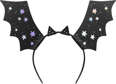 PartyDeco - Tiara vleermuis (4 stuks)