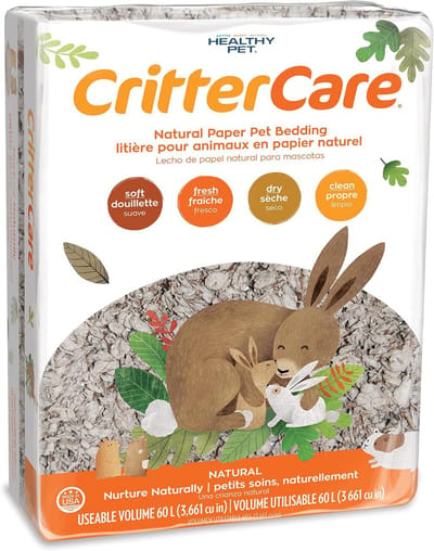 Absorberende Papier Bodembedekking voor Kleine Huisdieren - Stofvrij & Geurbestrijdend (60L)