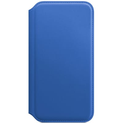 Leather Folio Bookcase voor de Apple iPhone X / Xs - Electric Blue
