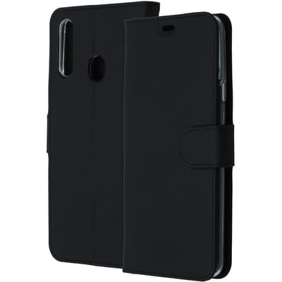 Accezz Hoesje - Geschikt voor Samsung Galaxy A20s - Wallet Softcase Bookcase - Zwart