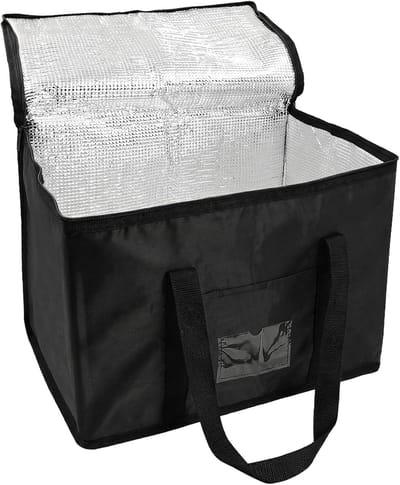 Koeltas Opvouwbaar - Grote Boodschappentas - Picknick en Camping - 40 Liter Capaciteit - 43x30x31 cm - Zwart