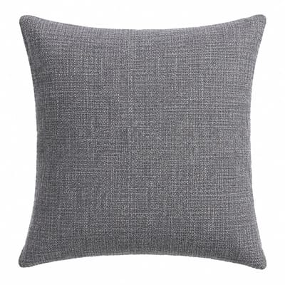 Unique Living - 2 stuks - kussenhoes - sierkussen- hoes - geweven katoen - zwart - wit - 43 x 43 cm - met rits