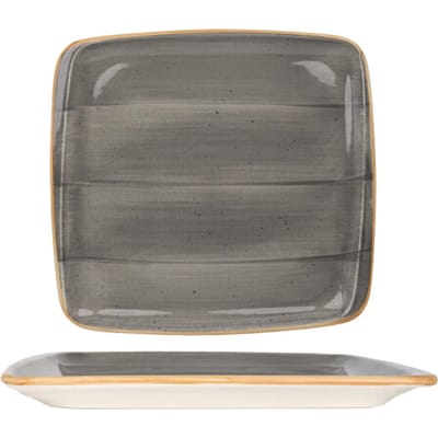 Bonna Serveerschaal - Aura Space - Porselein - 27x25 cm - set van 2