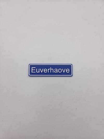 3D plaatsnaam speldje Euverhaove