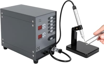Puntlasapparaat - Mini lasapparaat - Sieraden reparatie - LCD display - 100 W - Grijs