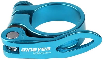Zadelklem voor fiets met snelspanhendel - 31,8 mm en 34,9 mm