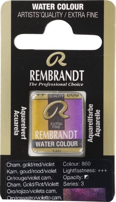 Aquarelverf - 860 Kameleon Goud-Rood-Violet - Rembrandt - Napje
