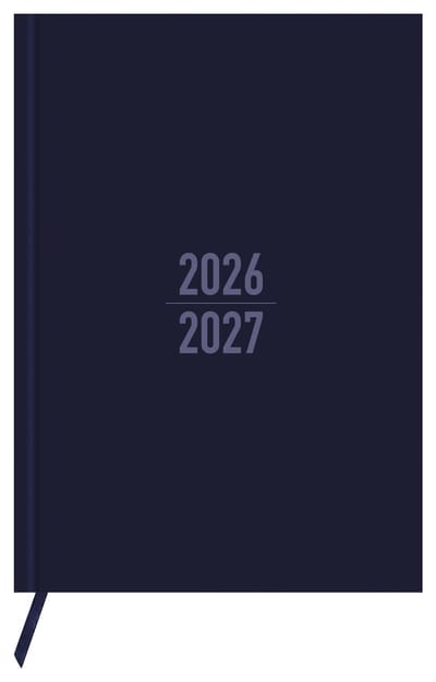 Kangaro Agenda Schoolagenda 2026/27 A5 donkerblauw 130 pagina's incl. lint - K-23910