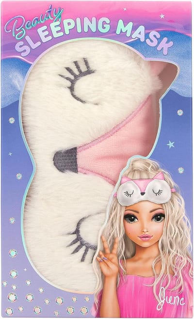 Slaapmasker Meisjes - Pluche Slaapmasker met Oren voor Kinderen - Dierenprint