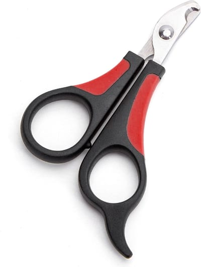 Nobleza Nagelknipper Hond en Kat - Hondennagelschaar - Kattennagelschaar - RVS - Ergonomisch - Rood/Zwart