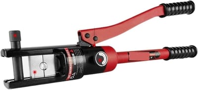 Hydraulische Krimptang - Elektricien Tang - Kabel Verwerken - Zeshoekige Krimp - 10-120 mm2 - Zwart