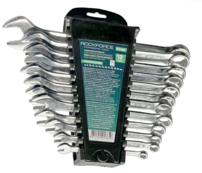 Rockforce - Serie RF-5121MP - Dubbelzijdige Ringsleutel Set - 6-22 mm - CrV Staal