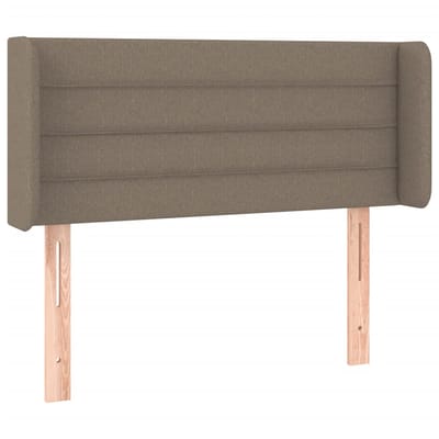vidaXL - Hoofdbord - LED - 93x16x78/88 - cm - stof - taupe