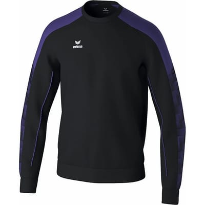 Erima Evo Star Sweatshirt Kinderen - Zwart / Paars | Maat: 116