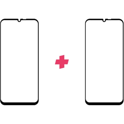 DuoPack: Xiaomi Mi 10 Lite screenprotector gehard glas Edge to Edge