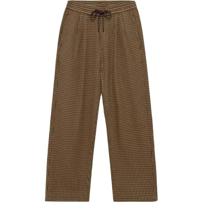 Casual broek KnowledgeCotton Apparel Ozone Houndtooth
