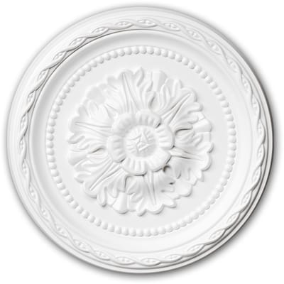 Plafond Rozet 156009 Profhome plafond centrum Sierelement neo-renaissance stijl wit Ø 29,3 cm