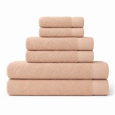 Saphira FRESH Handdoekenset – 6 Delig – Taupe – 2x 30x50 cm, 2x 50x100 cm & 2x 70x140 cm – 100% Katoen – Ultra Zacht – Hoog Absorptievermogen – Sneldrogend – Hotelkwaliteit