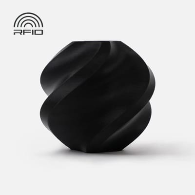 Bambu Lab PLA Basic REFILL – Zwart 1.75 mm | Makkelijk te Printen & Biologisch Afbreekbaar | Geschikt voor AMS/AMS Lite