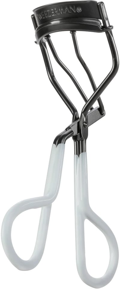 Tweezerman Onyx Eyelash Curler – Professionele Wimperkruller Met Ergonomisch Ontwerp – Voor Perfect Gekrulde Wimpers Met Langdurige Lift En Volume – Inclusief Siliconen Pads – Geschikt Voor Alle Oogvormen – Luxe Wimperkrultang
