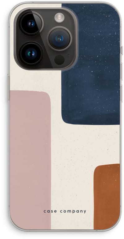 Case Company® - Hoesje geschikt voor iPhone 14 Pro hoesje - Geo #5 - Soft Cover Telefoonhoesje - Bescherming aan alle Kanten en Schermrand