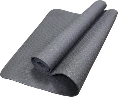 YogaStyles Yogamat TPE PRO XL - Ideale Fitnessmat, Sportmat & Meditatiemat - Zwart - 193x76 cm