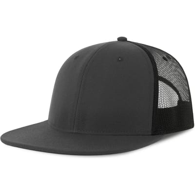 Atlantis Headwear Snap Mesh-S Cap AT686 - Dark Grey/Black - One size