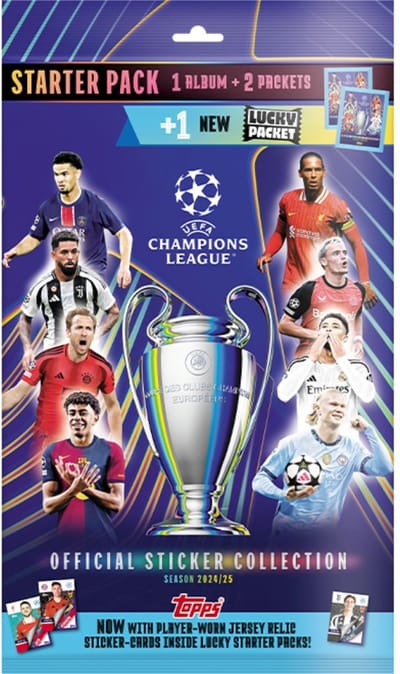 Topps Uefa Champions League 2024/2025 Starterpack Stickers