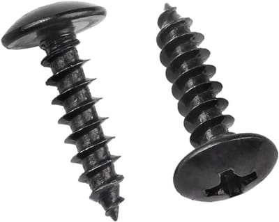 Koolstofstaal Houtschroeven 40mm - 50 Stuks Kruiskop Paddestoel Hoofd Zelftappende Schroeven