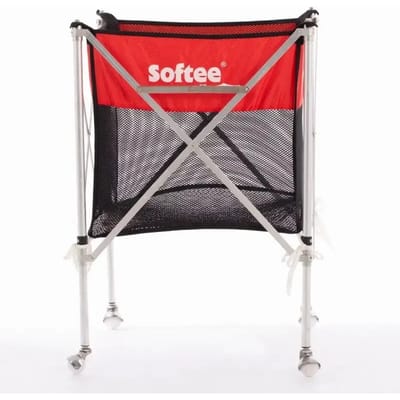 Softee Aluminium + Net Opvouwbare Balwagen Rood 89x58.5x58.5 cm