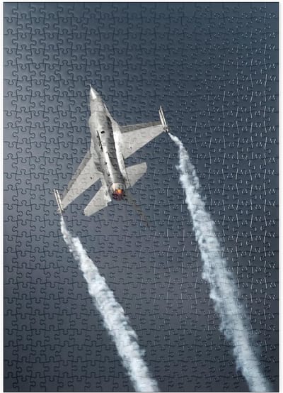 Legpuzzel 500 Stukjes - Vliegtuig Puzzel - Ontspannend Tijdverdrijf - Gedetailleerde Vliegtuig Illustratie - 48 x 34 cm
