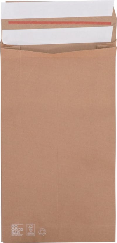 Envelop | verzendzak | 430x250mm | papier | bruin | 100 stuks