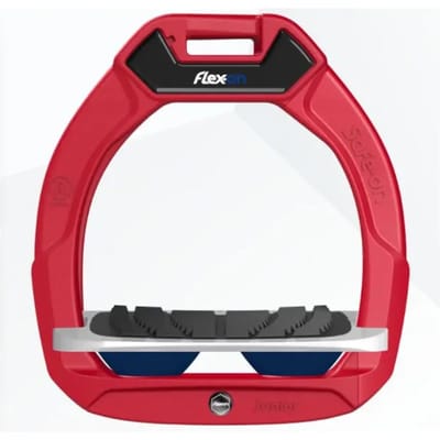 Kantelbare stijgbeugels Grip Rood/Grijs/Marine Flex-On Green Composite
