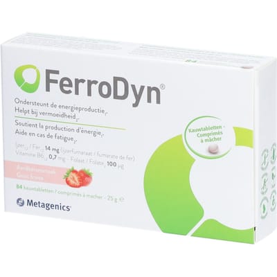Ferrodyn Metagenics 84 Kauwtabletten