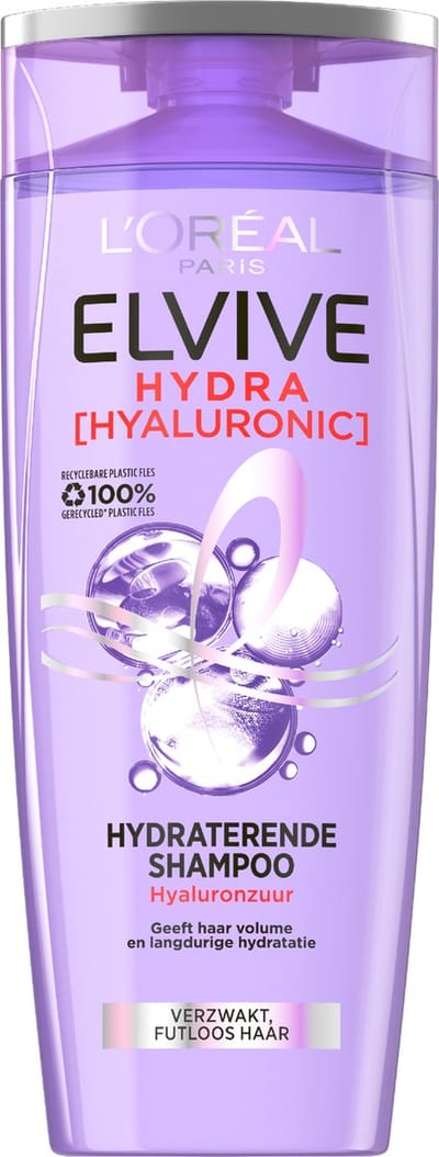 L'Oréal Paris Elvive Hydra Hyaluronic Shampoo - Voor verzwakt, futloos haar - 10x meer hydratatie - 250 ml