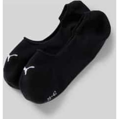Footies met midden hoog uitgesneden wreef – Black – 35-38