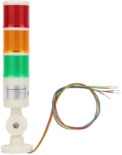 LED-indicatielampjes, alarmlichten en mechanische gereedschappen met constante helderheid voor CNC-bewerkingsmachines.