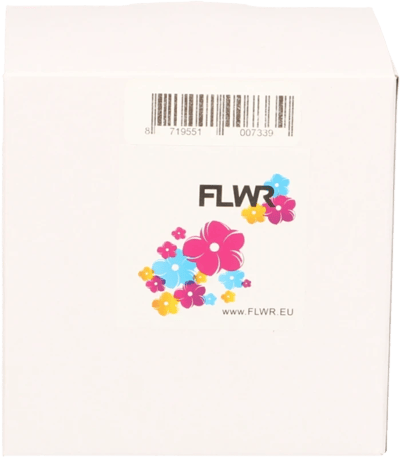 FLWR - Labelprinterrol / DK-22205 / Wit - Geschikt voor Brother