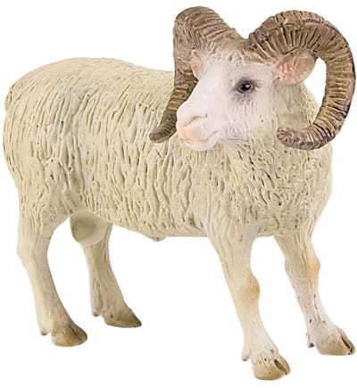 Bullyland 62290 – Speelfiguur en verzamelfiguur Ram – ca. 7 cm – levensecht en detailrijk vormgegeven – ideaal als educatief speelfiguur, taartdecoratie of klein cadeautje voor kinderen vanaf 3 jaar.