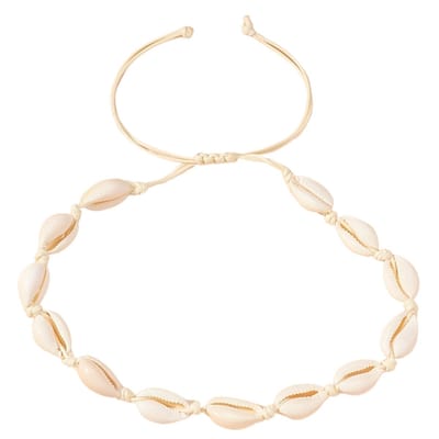 Innerlight® Coastal Grace - SchelpenKetting - Zeeschelp - Bohemian Strand Stijl - Dames Sieraden - Schelpenkettingen - Ketting dames - Collier
