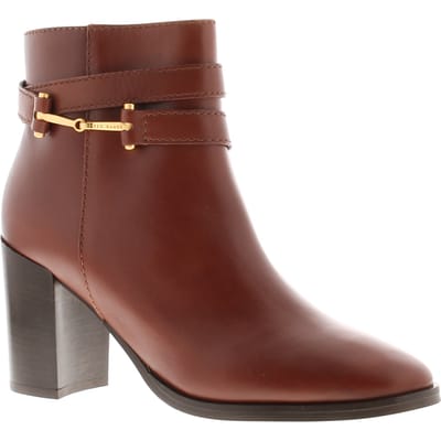 Ted Baker Dameslaarzen Anisea Leer Blokhak Tan