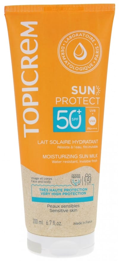 Topicrem Sun Protect Hydraterende Zonnemelk SPF50+ 200 ml
