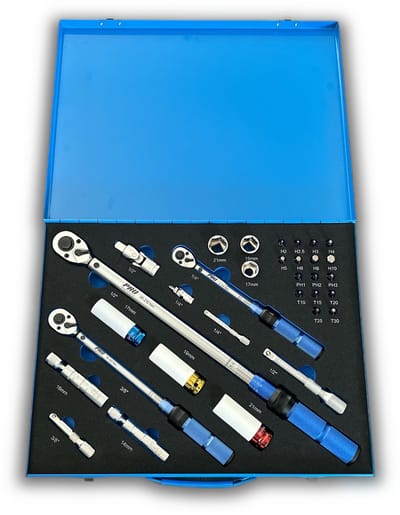 Momentsleutel Auto Fiets 32-Delige Set 2-210 Nm Gereedschapskoffer
