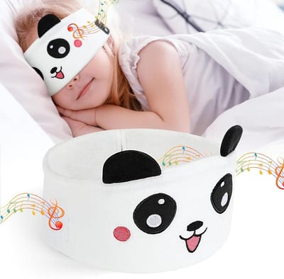 Draagbaar Bluetooth Slaapmasker met Stereo Speakers voor Zijslapers, Ideaal voor Muziek, Sport en Reizen